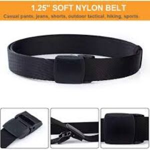 NWT- Hoanan Black Men's Nylon Tactical Belt